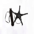 Black football juggling belt with rotating mechanism for training drills