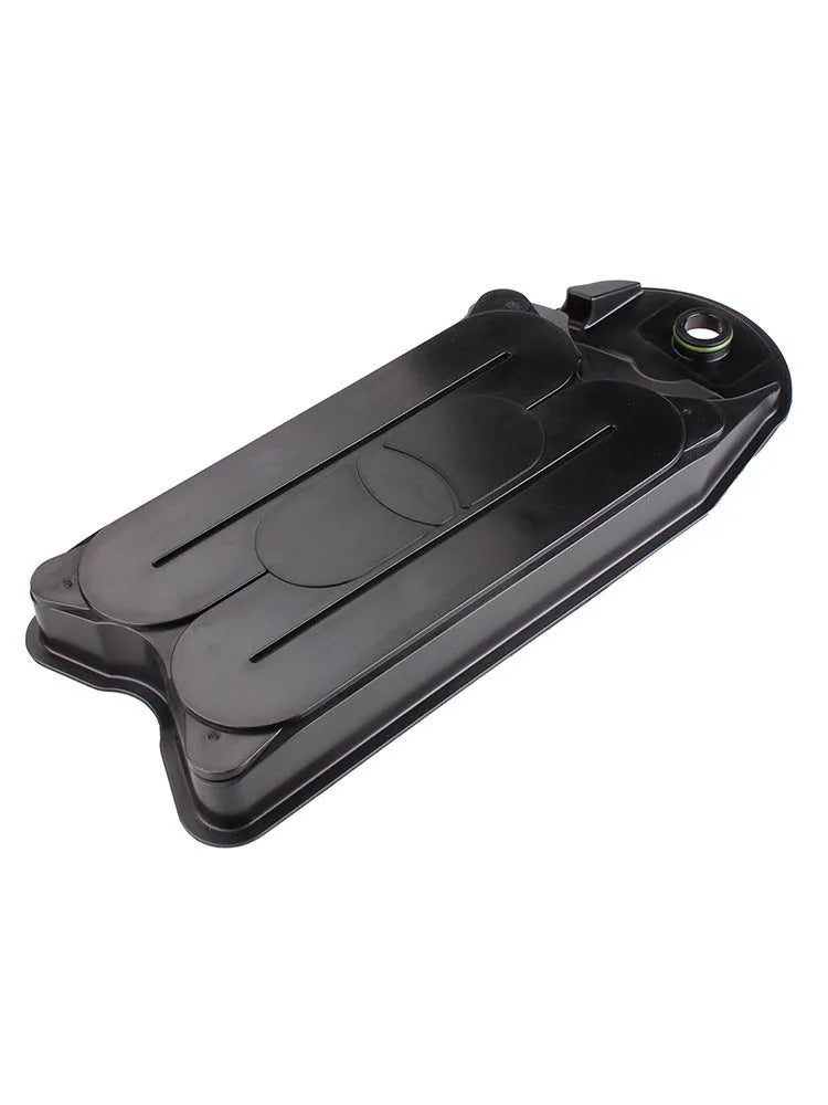 Black automotive crankcase ventilation filter for Ram 2500 3500 5500 6.7l Cummins engines