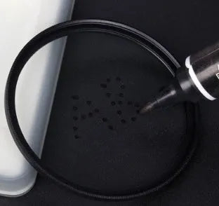 Set of circular camera lens filters in multiple sizes including ND-2, ND-4, ND-8, and ND-400 neutral density filters.