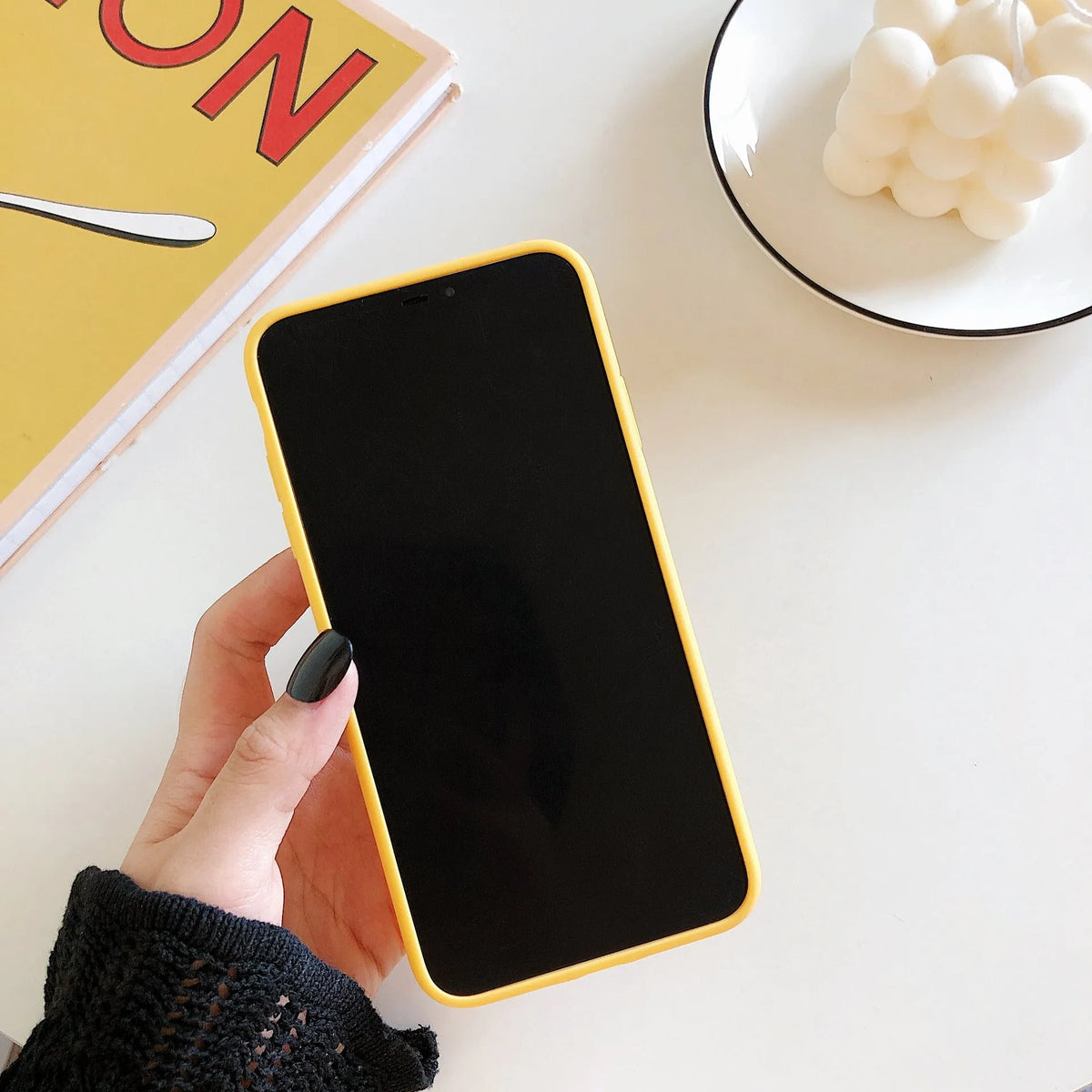 Banana design iPhone case with squeeze feature for multiple iPhone models