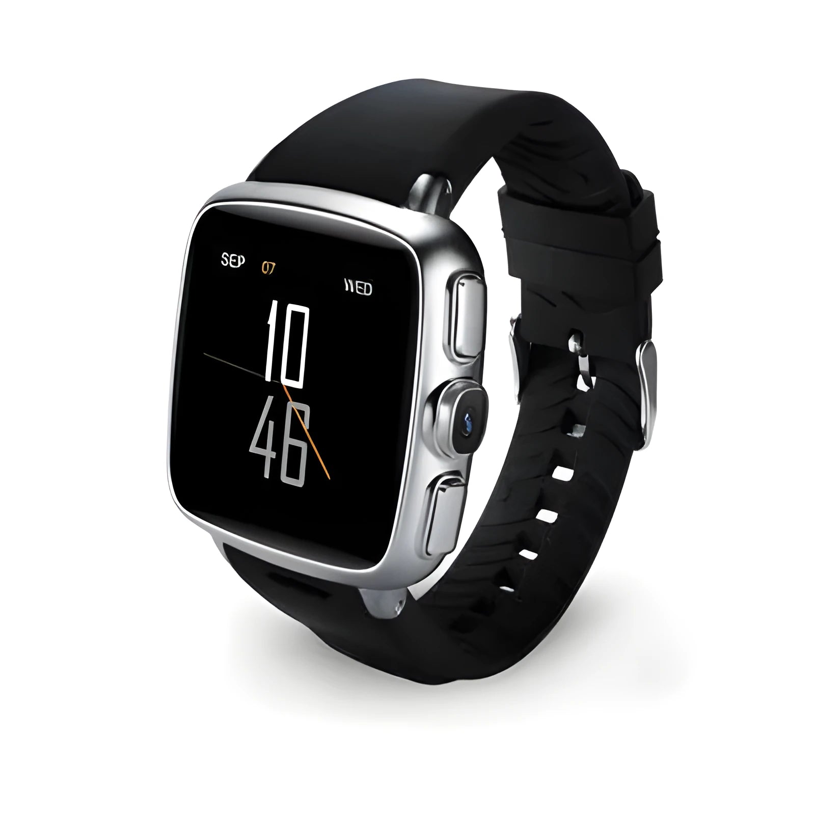 Z01 smart watch with 1.54 inch HD touchscreen on wrist, showing Android interface