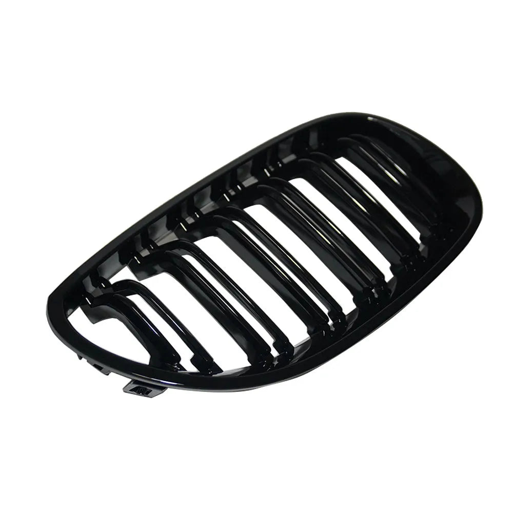 BMW 5-Series front grille with carbon fibre pattern finish for E39 E60 E66 models