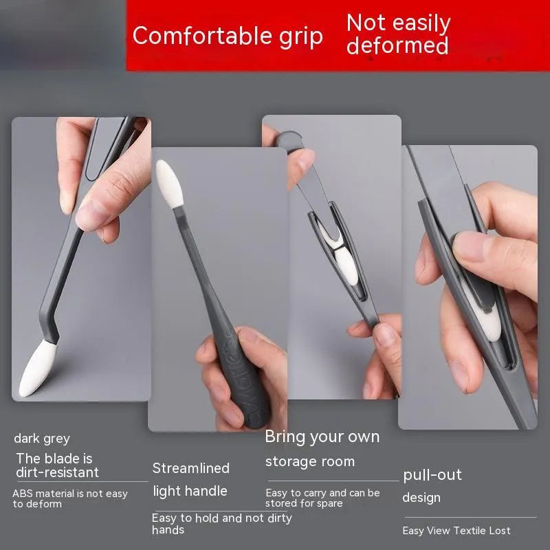 Fluorescent pen eraser smear tip, a plastic sketch rubbing knife art correction tool in colour R20212.