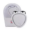 Micro-current beauty instrument with three functions in pink colour for home use