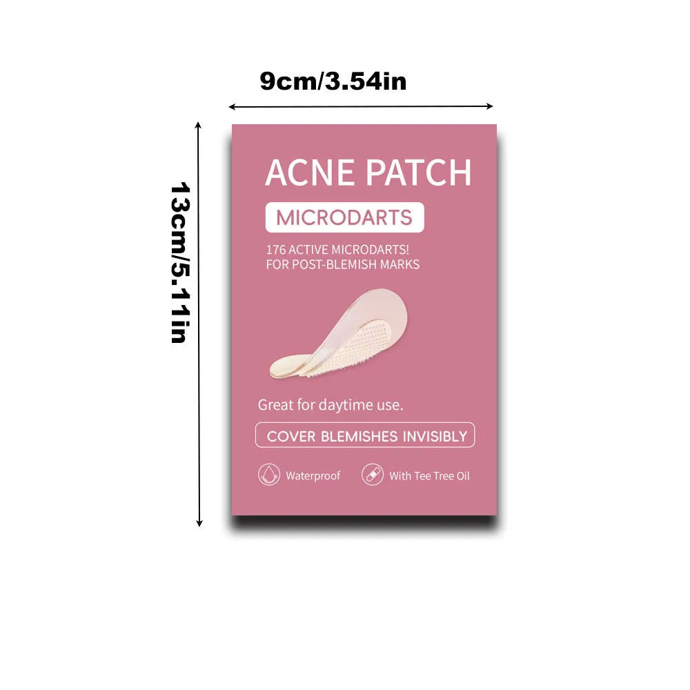 Box of nine mild acne patches for closed comedones treatment