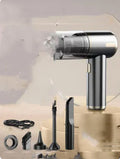 Handheld cordless vacuum cleaner with wireless charging dock and accessories for car cleaning