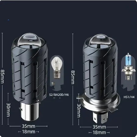 LED headlight conversion bulb for Chunfeng 150NK motorcycle, Hi-Dilate S2 series