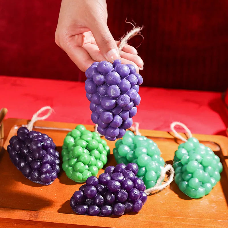 Grape handmade soap purple green 80g bar