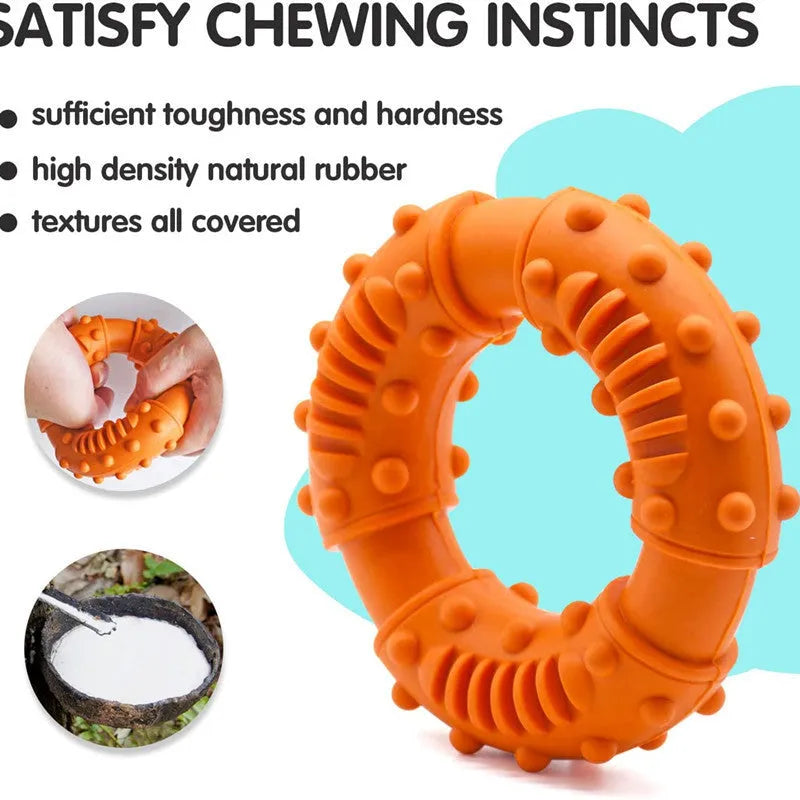Blue lightweight dog fetching stick toy with hollow design for safe chewing and fetch games.