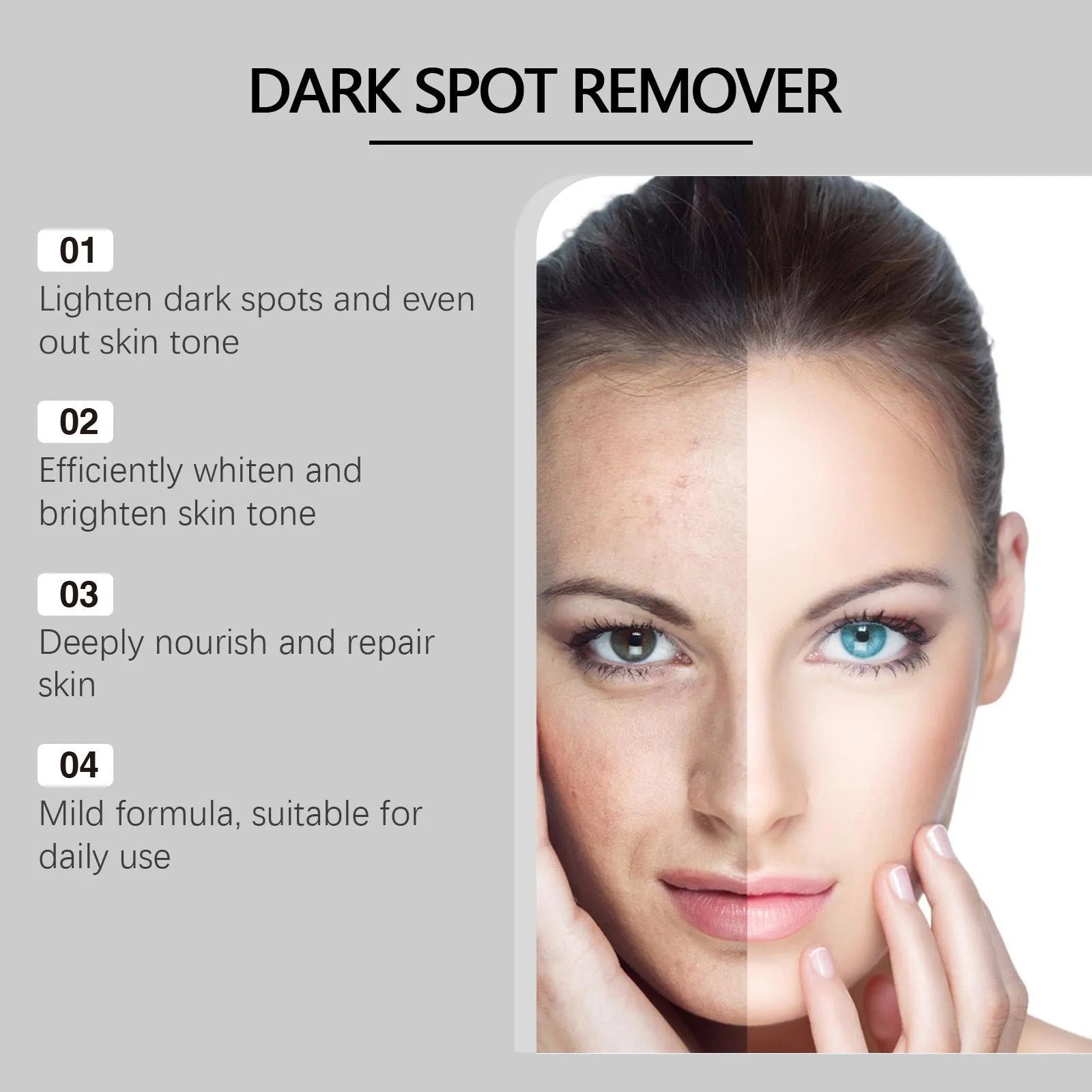 15g facial essence cream in packaging with jojoba oil and brightening ingredients