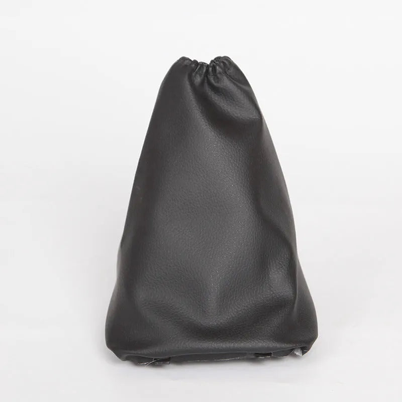 Black leather car gear lever dirt-proof dust cover for Toyota Corolla