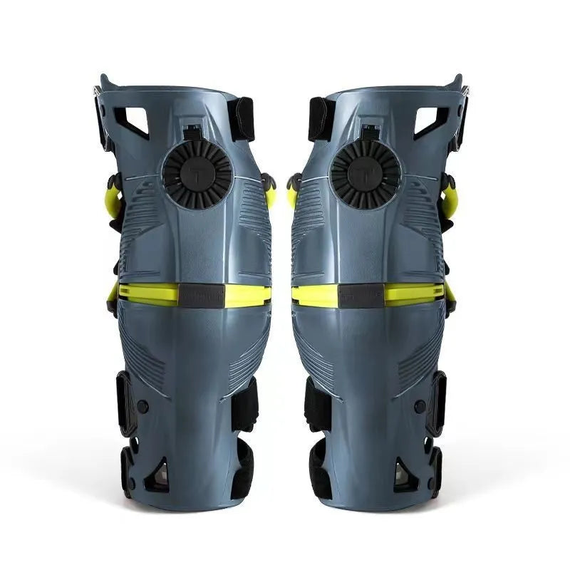 Gray black riding anti-collision knight equipment made from high strength PA synthetic material with size options S to XXL