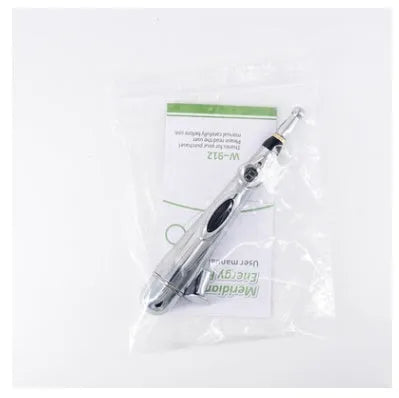 KEBETEME Massage Pen 200x30mm electric energy pen with three therapy tips and colour options