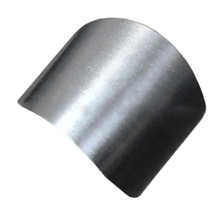 Stainless steel finger guard for vegetable cutting protection, single and double finger sizes