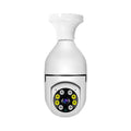 Wireless wifi security bulb camera with 1080p definition and full colour night vision in compact design