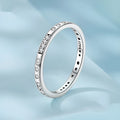 Silver 'I Love You' password ring with oxidised black finish, simple bracelet style for women