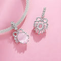 925 silver bow pendant with electroplated finish, height 2.4cm, width 1.2cm, on white background