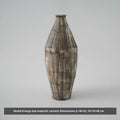 Hand-painted white porcelain ceramic vase in New Chinese style, available in eight sizes for decorative display