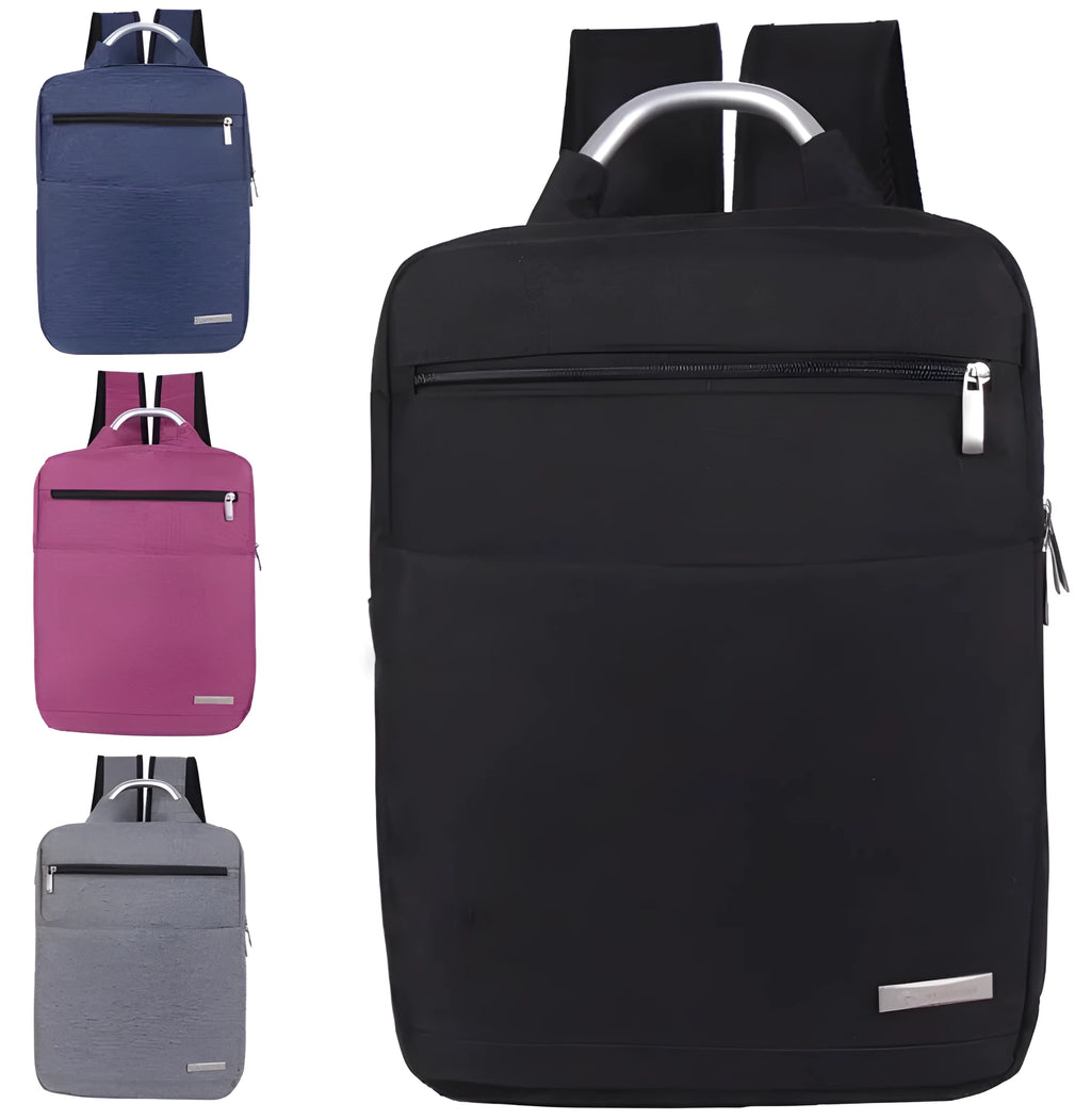 Hemp yarn calendered fabric shoulder computer bag for business notebook in four colours