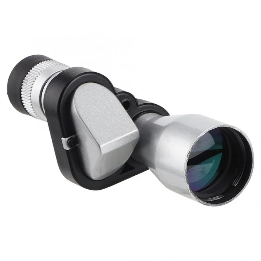 Green low light night vision monocular telescope 8x20 with optical green film coating, compact outdoor design