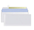 Blue tamper-evident security envelope with self-adhesive closure and anti-opening design
