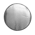 Aluminium foil steering wheel sunshade cover with brand logo pattern for universal fit