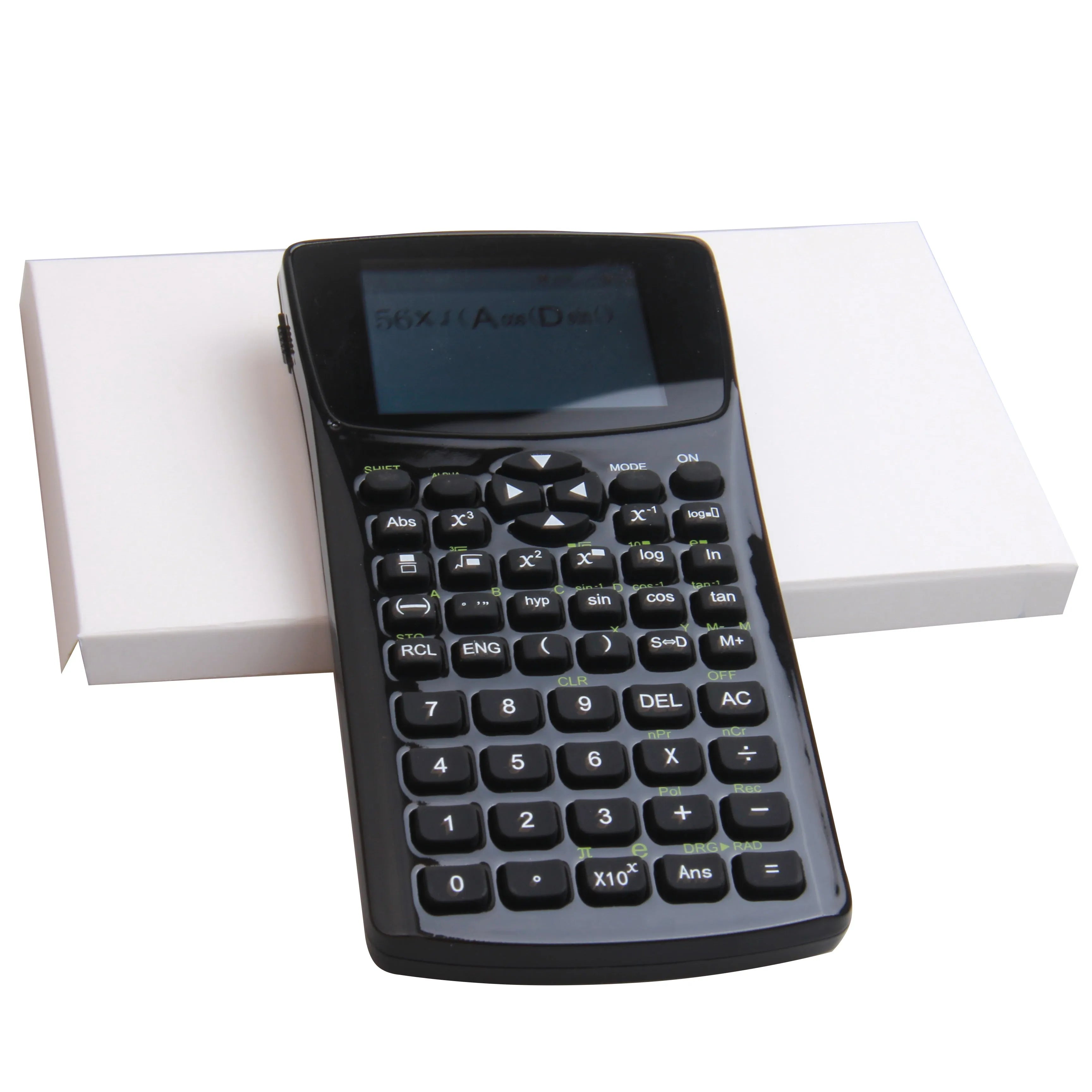 Black multifunctional e-book reader with 2.8cm screen showing multiple language options and media functions