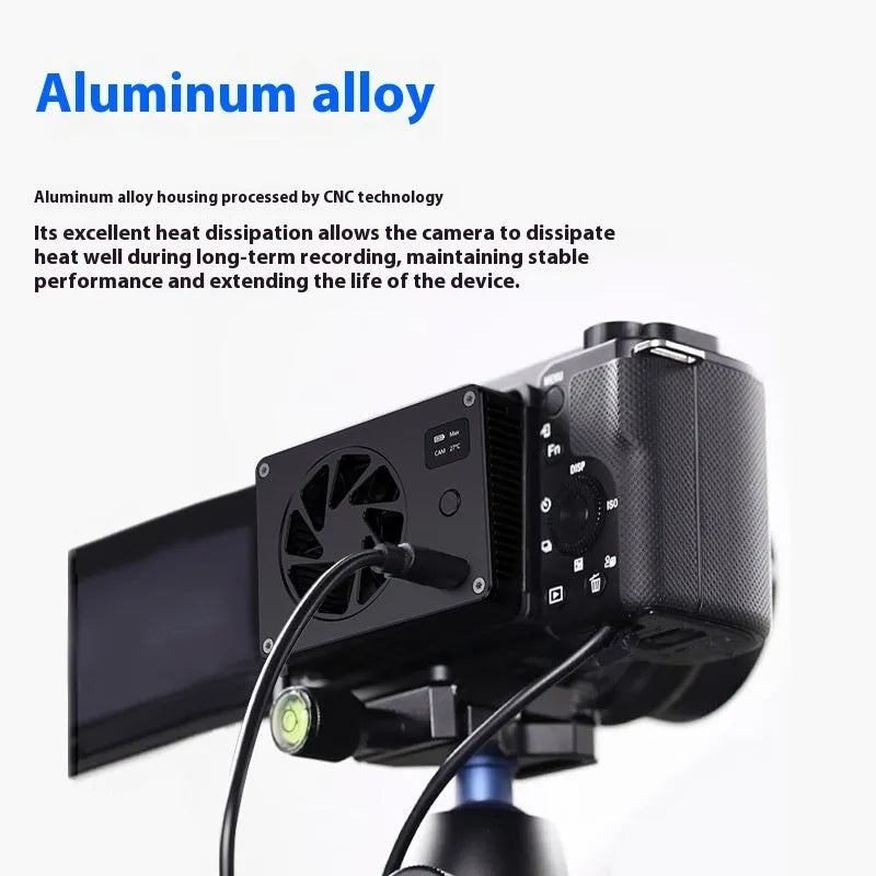 Black aluminium alloy PC CPU cooling radiator with integrated fan