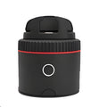 Black PIVO 360-degree rotating smartphone facial tracking camera mount on flat surface