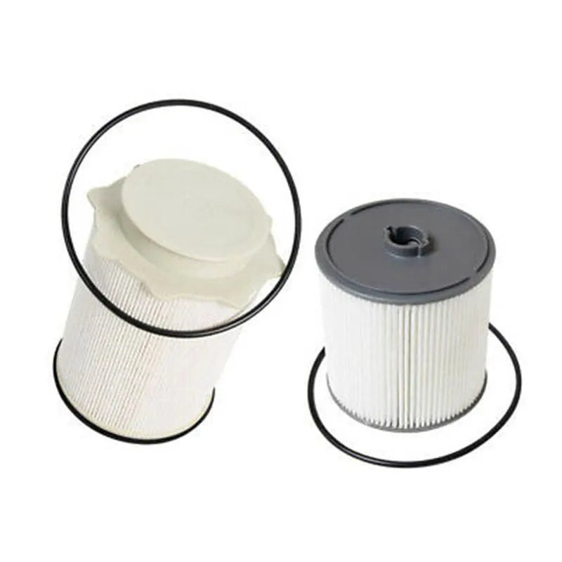 White diesel fuel filter kit for RAM 1500-5500 vehicles with chemical fibre filter element