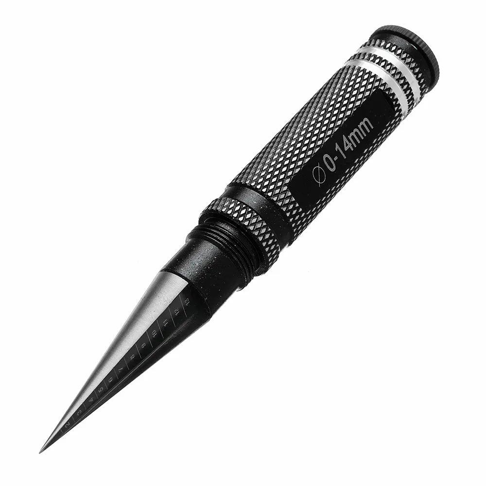 Steel reamer and PVC car shell opener with long handle for 0-14mm model holes