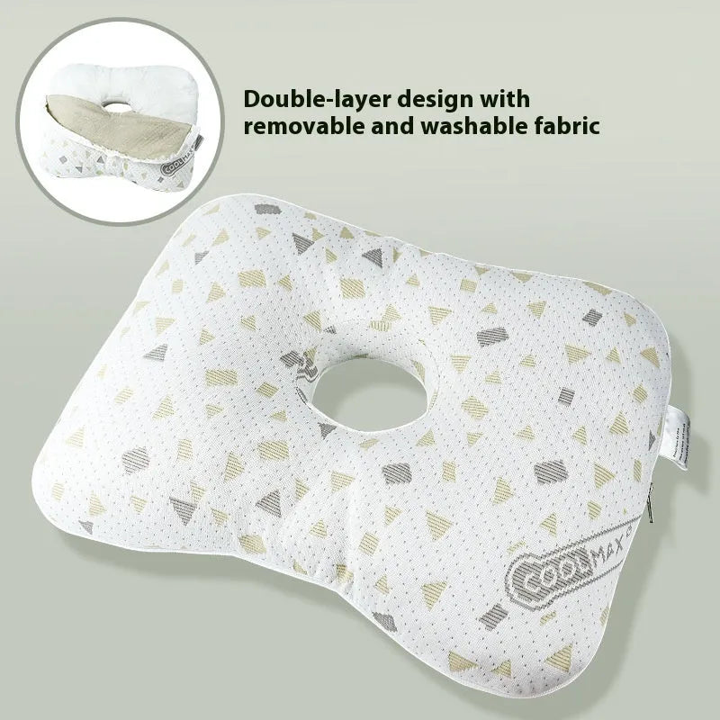 Boer Gray single hole ear pillow with polyester filling for beauty salon facial treatments