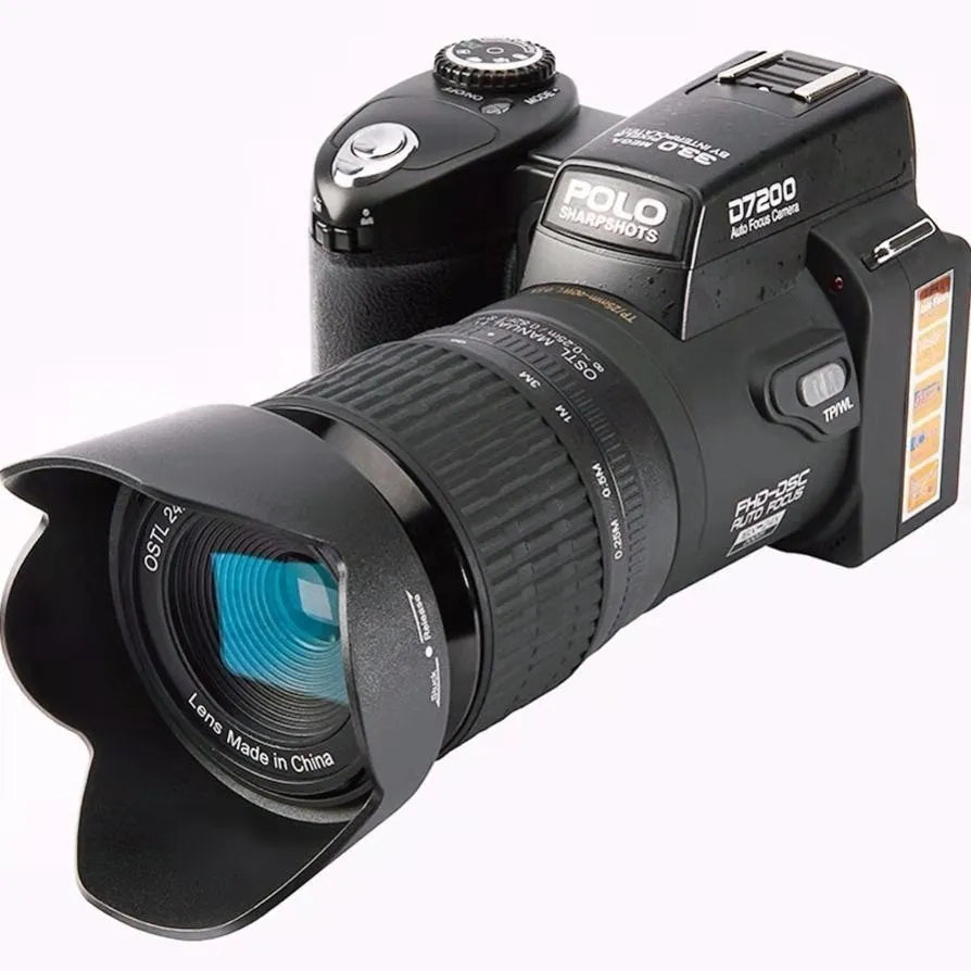 Telephoto Digital Camera D7100 with 24x optical zoom, 3.0 inch LCD screen, and multi-lens kit for tourism