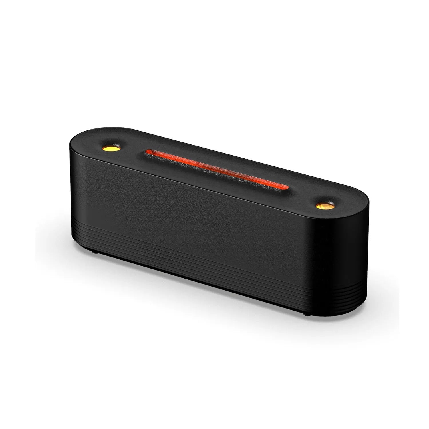 Black flame air humidifier and aroma diffuser with LED lights and water tank