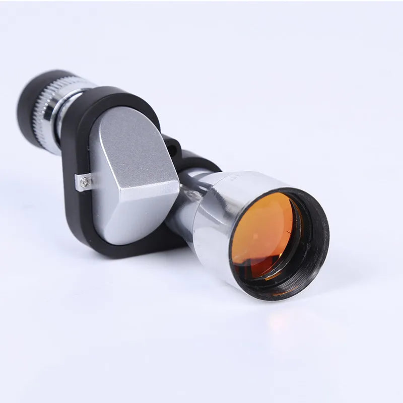 Green low light night vision monocular telescope 8x20 with optical green film coating, compact outdoor design