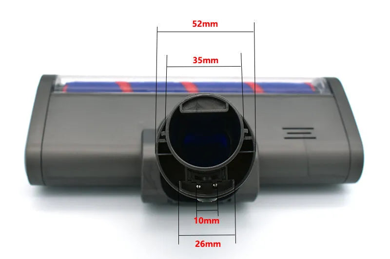 Dyson vacuum cleaner soft velvet floor brush head measuring 260mm x 110mm for V7 V8 V10 V11 models