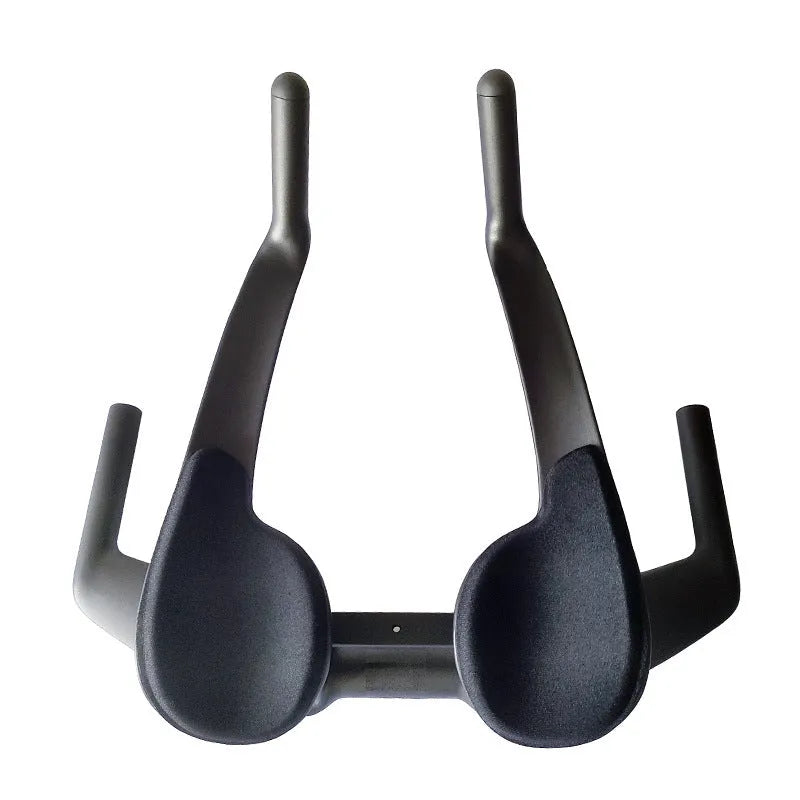 New Field Car carbon fibre TT bicycle handlebar in black matte finish, showing aero extensions