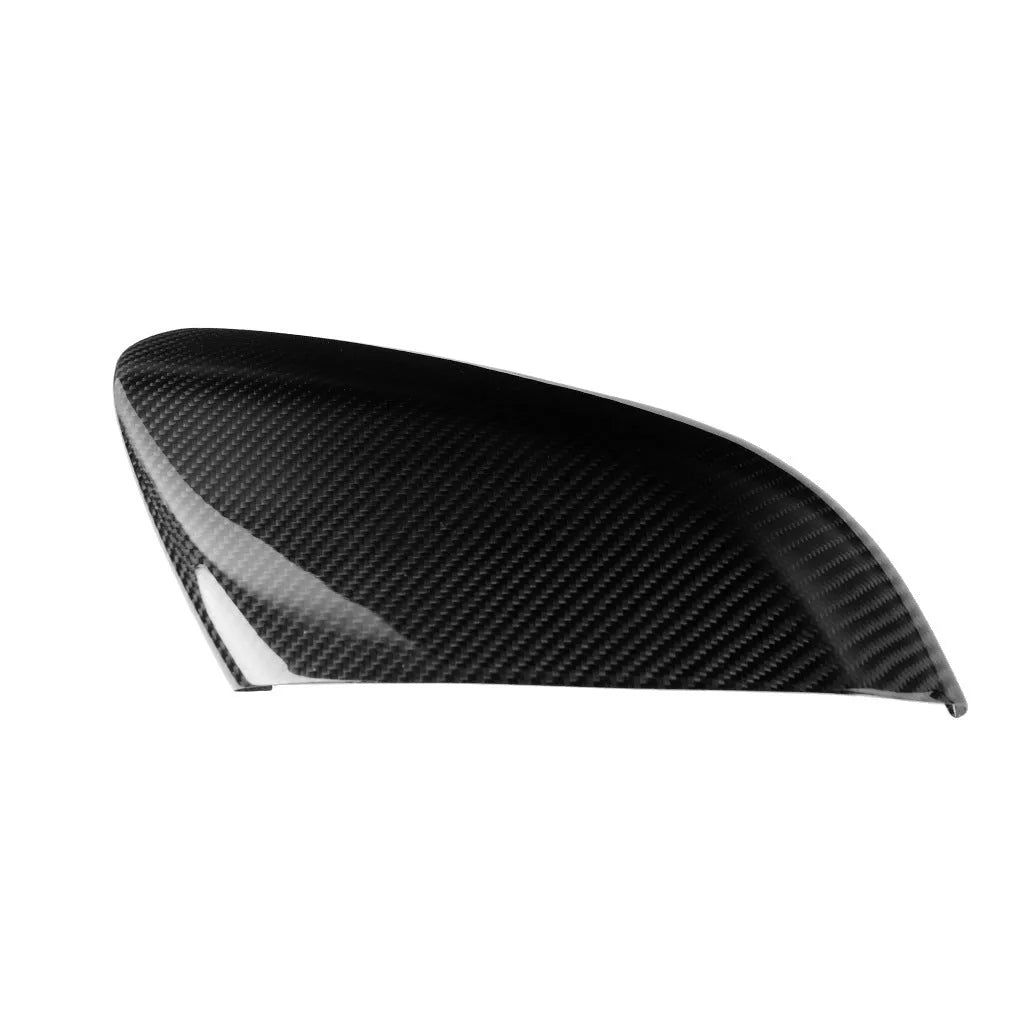 Carbon fiber rearview mirror shell sticker for Honda Civic 10th generation, 135x305mm, black