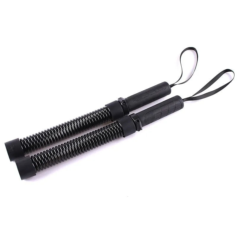 Cordless flat replacement sling rope spring bar set for arm and chest muscle exercise in TPE material