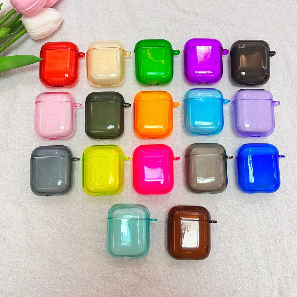 Transparent TPU soft case for Apple Airpods charging case, anti-wear protection