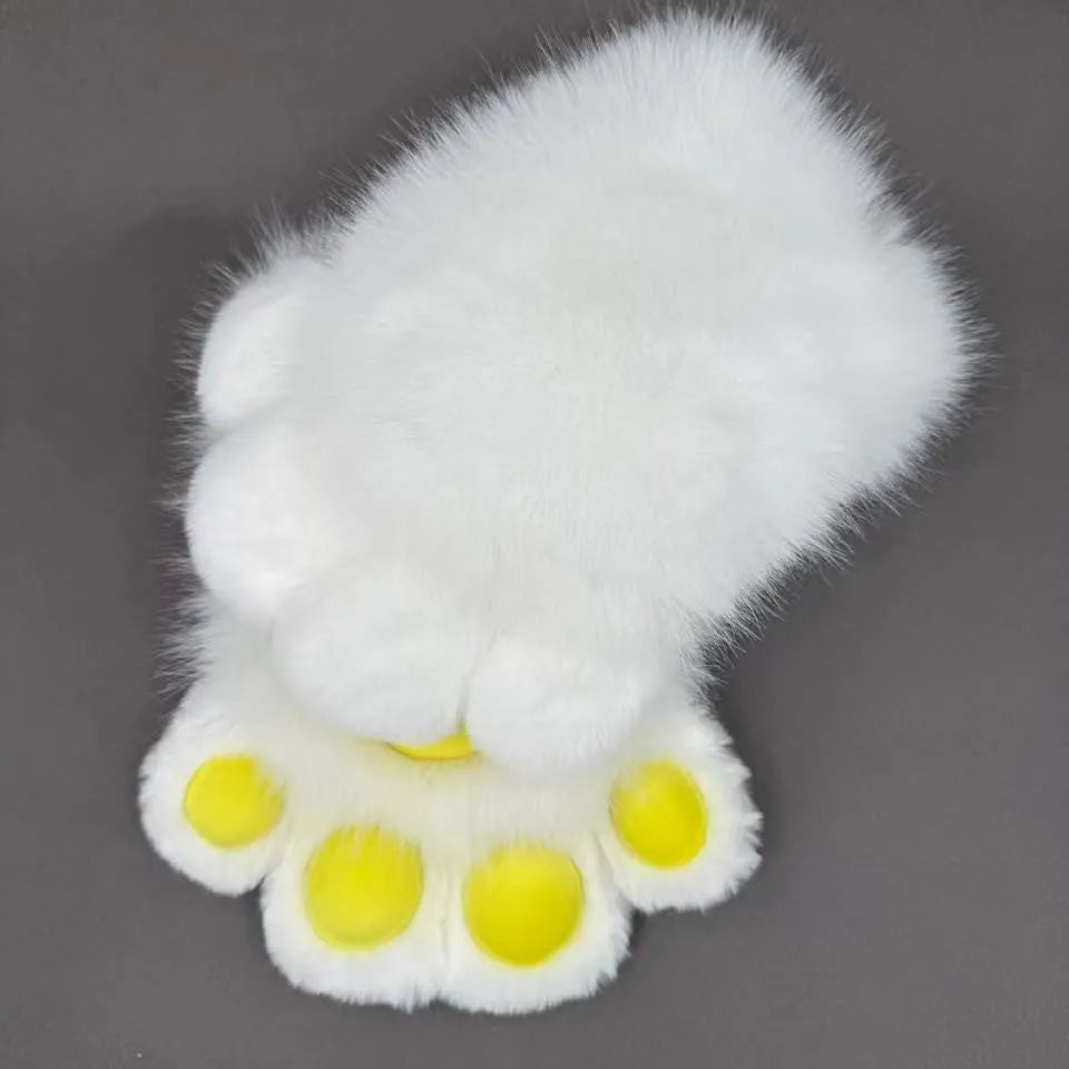 Colourful animal claw cosplay gloves in multiple colour combinations with nylon construction for costume decoration