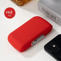 USB rechargeable cigarette case lighter in black holding 10 thick cigarettes, plastic construction