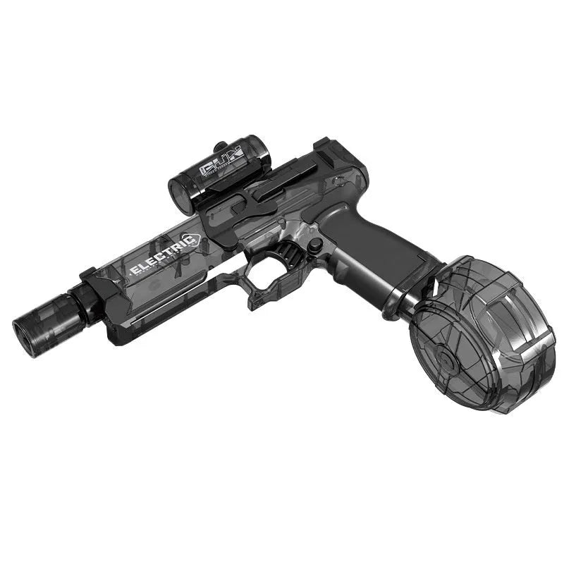 Fire Rat electric water pistol with cool lights in blue colour