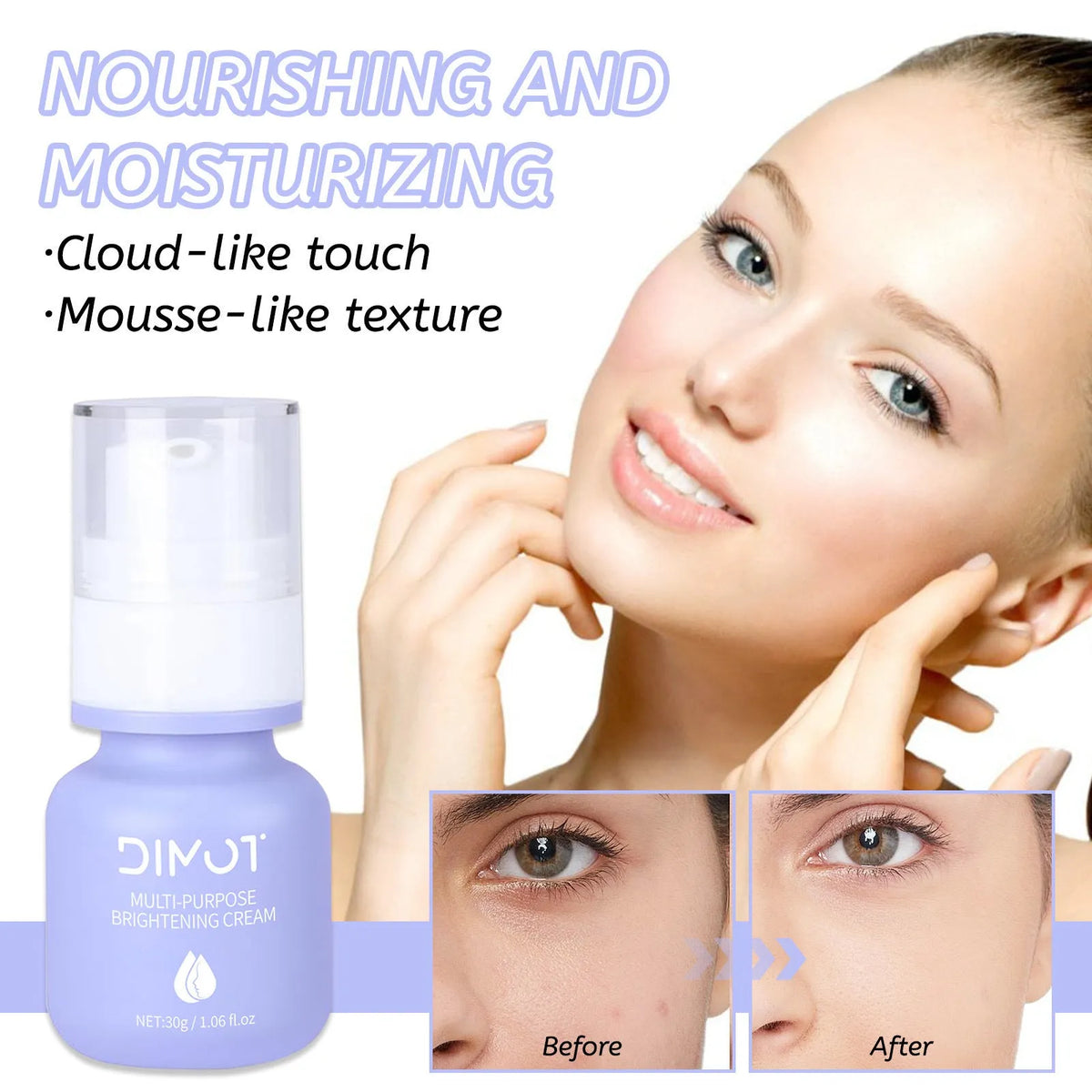 30ml make-up primer moisturising cream in packaging