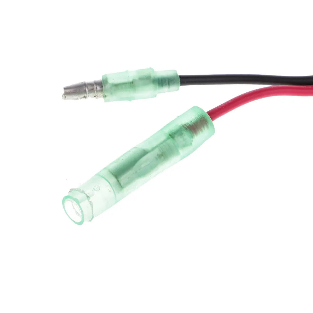 Yamaha outboard motor kill switch with coiled rope safety lanyard in photo colour.