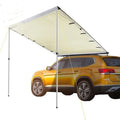 Black glue rainproof camping tent with aluminium alloy poles set up outdoors