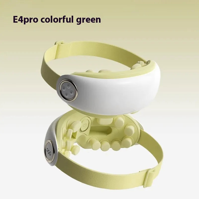 Bluetooth rechargeable steam eye mask in purplish grey colour with hot compress function