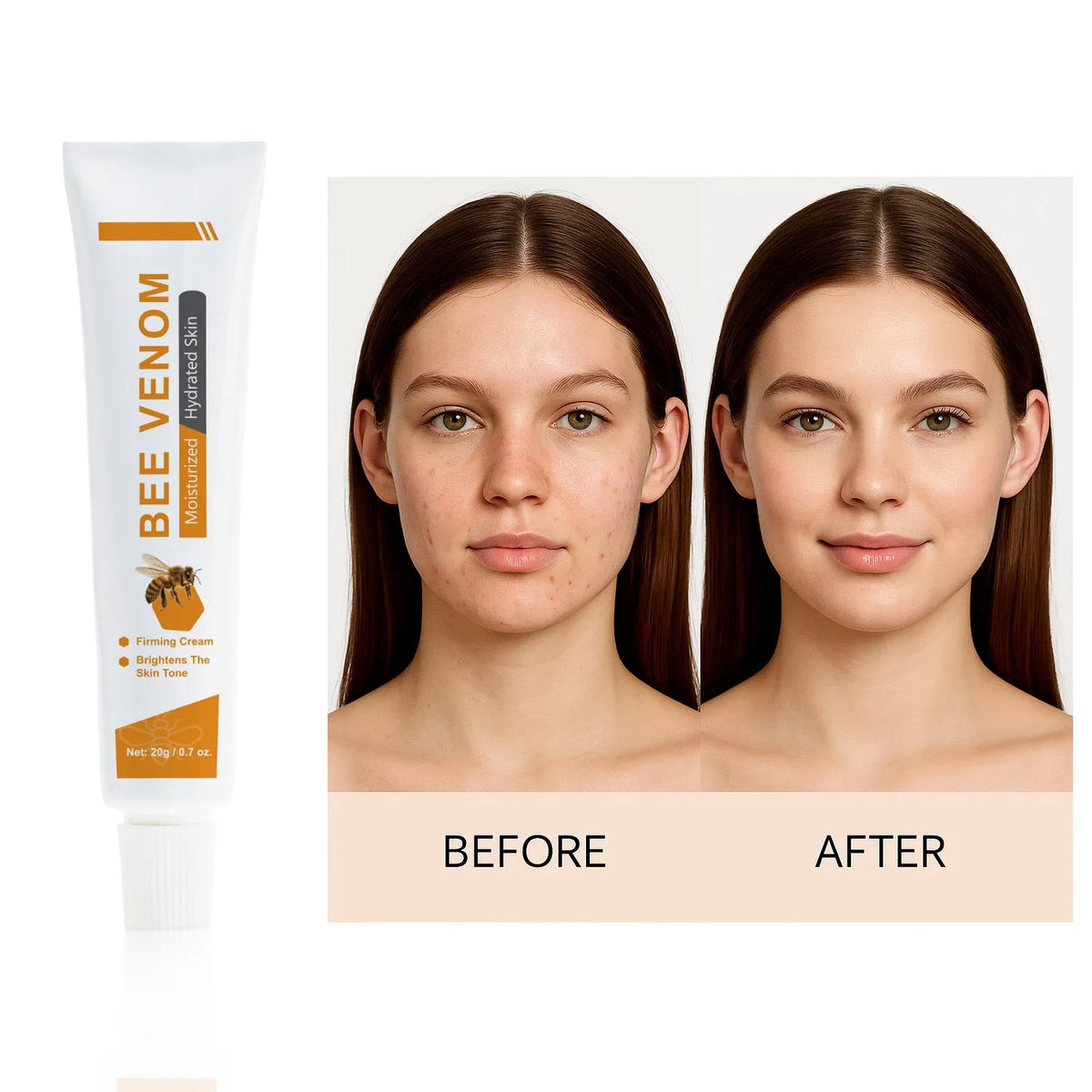 BEE Facial Neck Cream 20g container for face and neck moisturisation