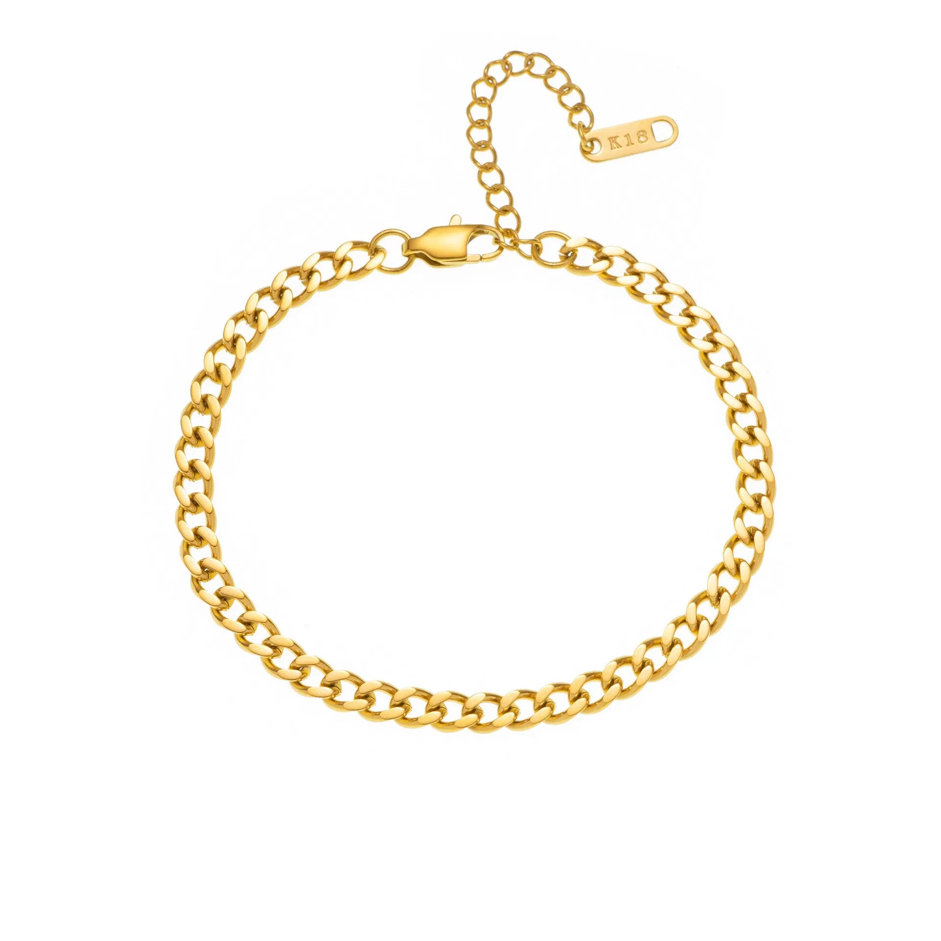 INS titanium steel necklace with letter, number, and heart pendant options on 40.5cm gold or silver chain