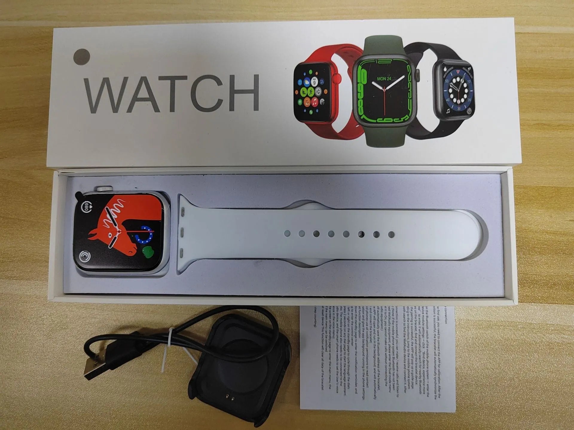 GT20 black and gold smartwatch with alloy case and silicone strap on wrist, showing touch screen interface.